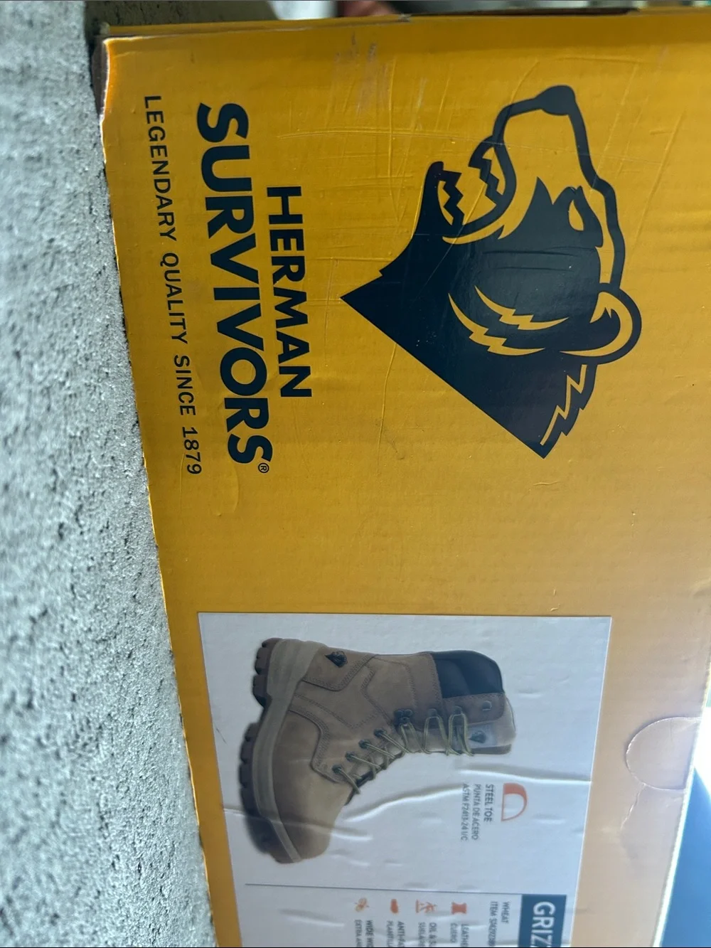 Herman Survivors Men's Work Boots with Padded Collar